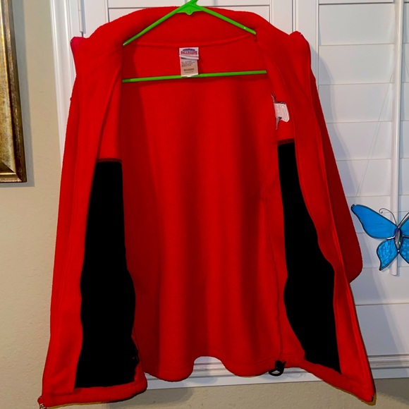 Ohio State Red Fleece Full Zip Size Youth Large (14-16) - Picture 5 of 7